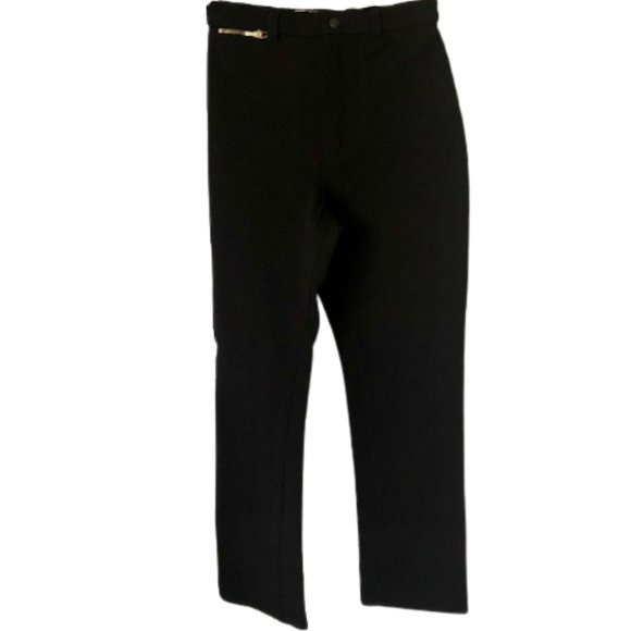 St. John Sport Black High Rise Ankle Jeans  - 2 - Picture 2 of 8